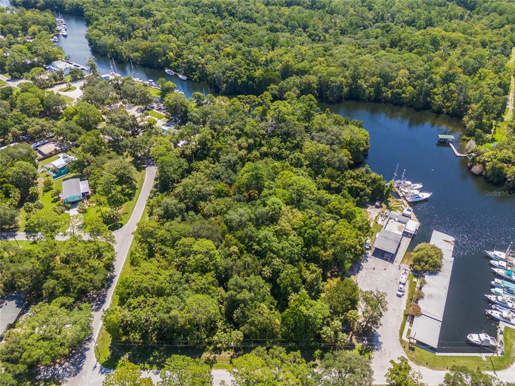 0 Hickory Avenue Yankeetown, FL 34498 - Photo 17 of 42 an aerial view of residential house with outdoor space and trees all around