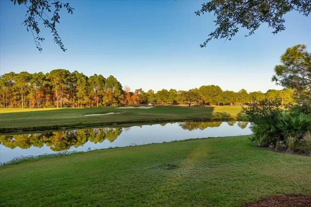 a view of a house with a yard and a forest