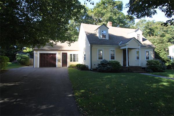 4 Mohawk Road Marblehead, MA 01945 - Photo 1 of 16 a front view of a house with a garden and yard