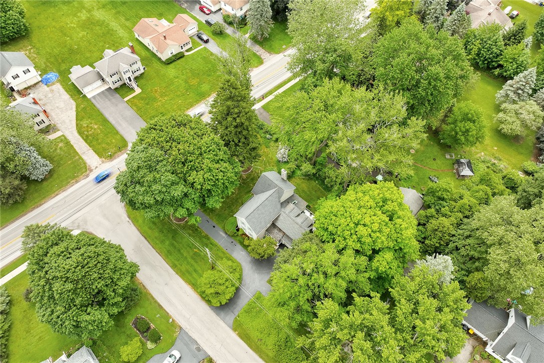 1479 Creek Street Rochester, NY 14625 - Photo 48 of 50 AERIAL VIEW - DRIVEWAY ACCESS FROM MANSE LN & CRE
