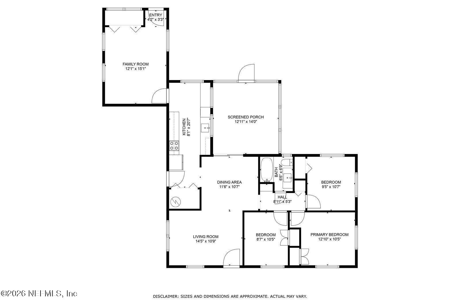 1649 Griflet Road Jacksonville, FL 32211 - Photo 33 of 33 1649 Griflet Rd Floorplan