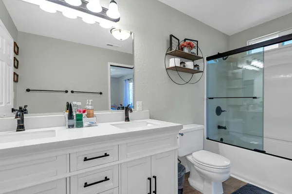 a view of a storage room with a table