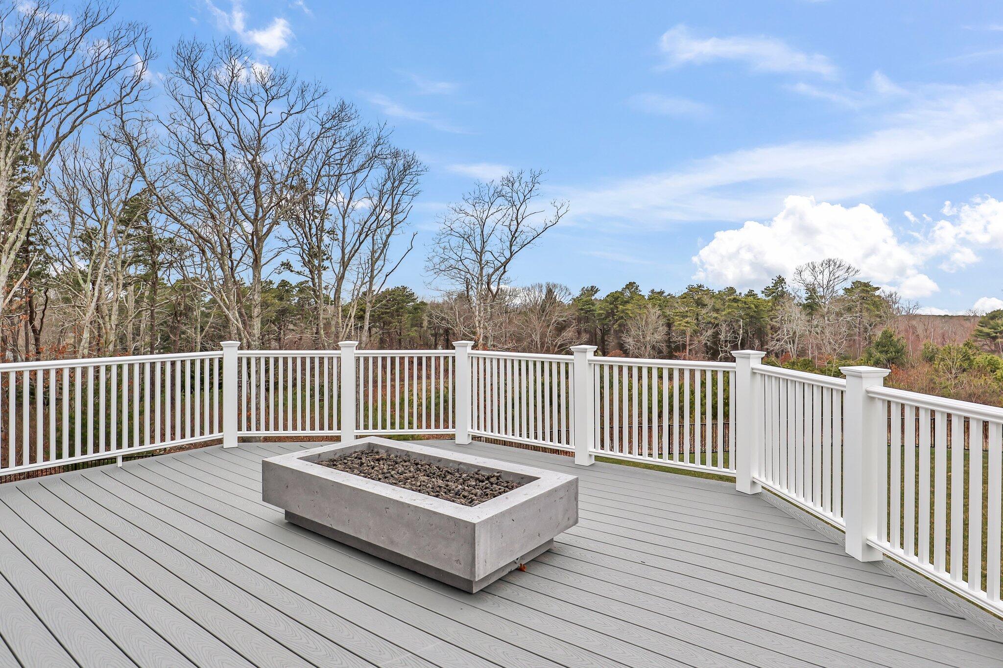 10 Rockhill Road Sandwich, MA 02563 - Photo 43 of 52 a view of a wooden roof deck