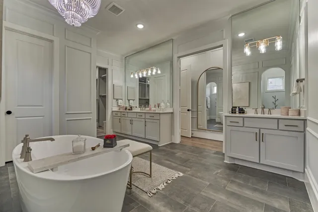 a view of walk in closet and stairs