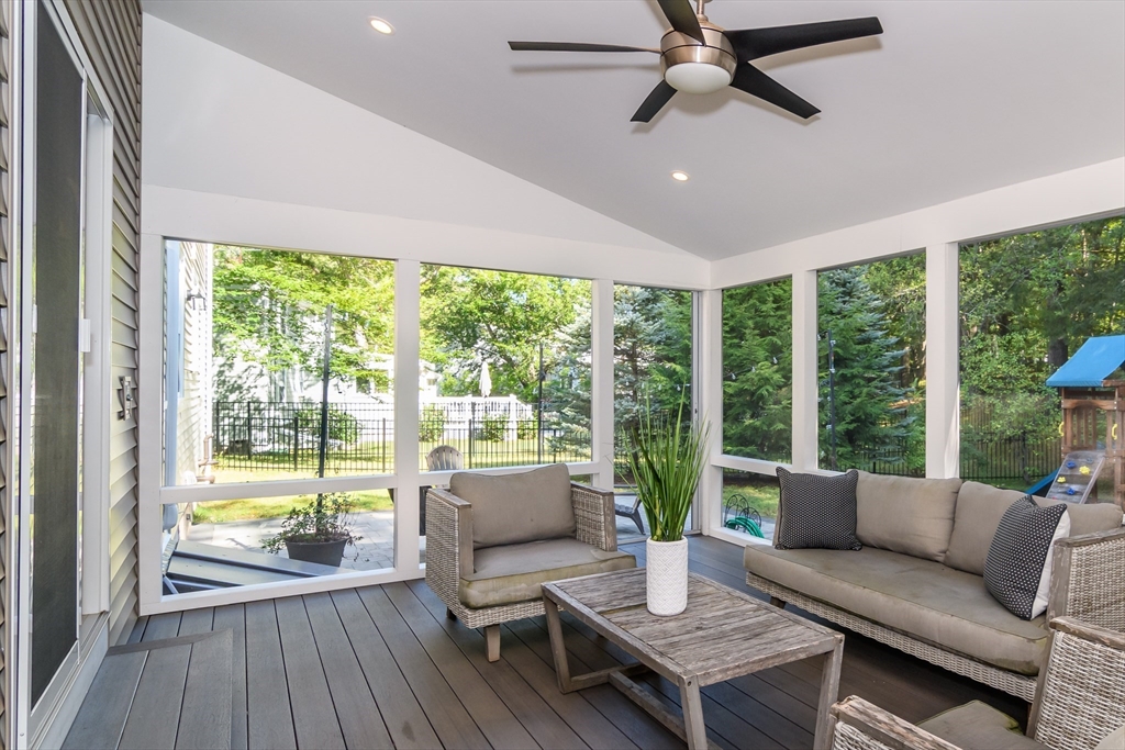 4 Pryor Road Natick, MA 01760 - Photo 20 of 24 a living room with furniture and a large window