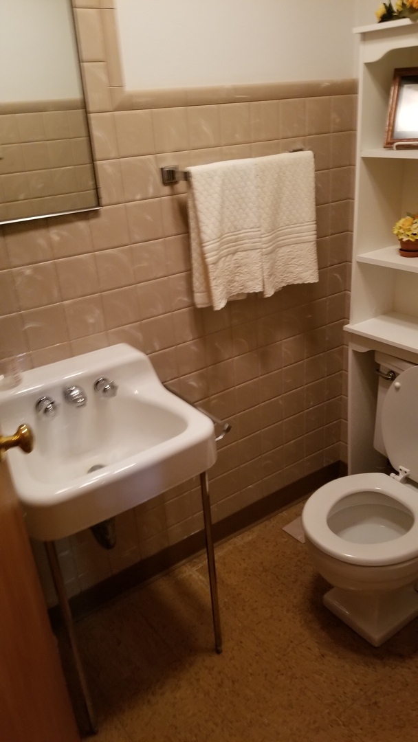 4500 Plainfield Avenue Norridge, IL 60706 - Photo 23 of 29 a bathroom with a sink a toilet and a shower