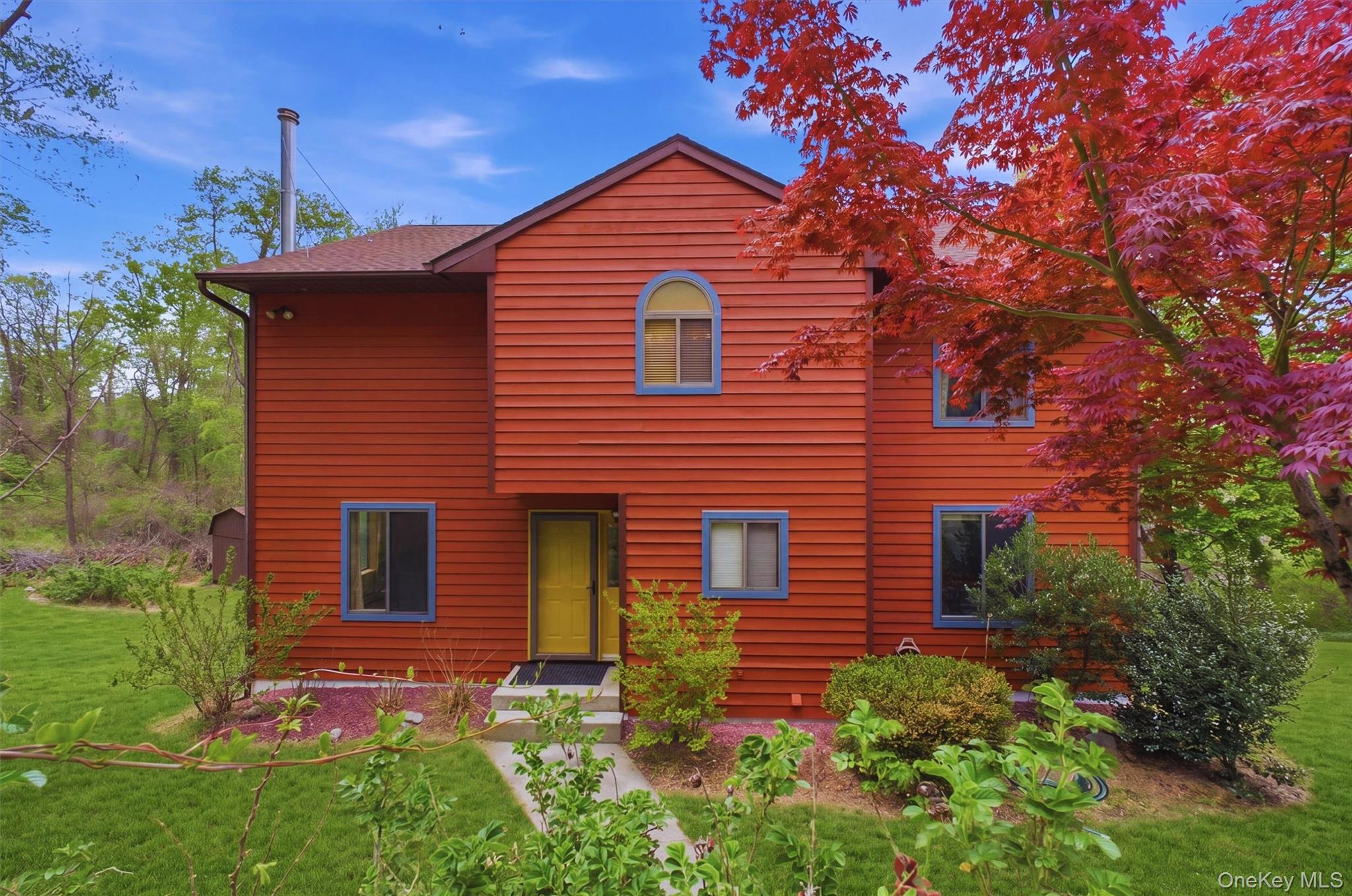 85 Ward Road Salt Point, NY 12578 - Photo 4 of 49 a front view of a house with garden