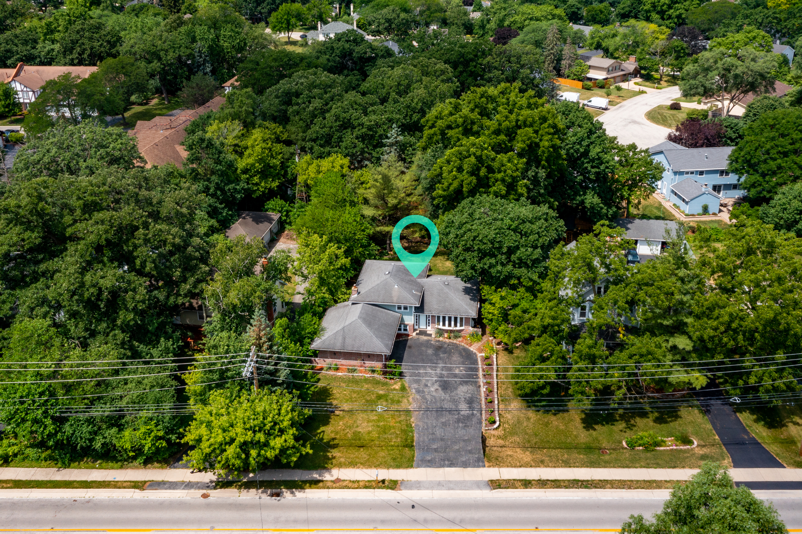5740 Wolf Road Western Springs, IL 60558 - Photo 22 of 26 a picture of street view