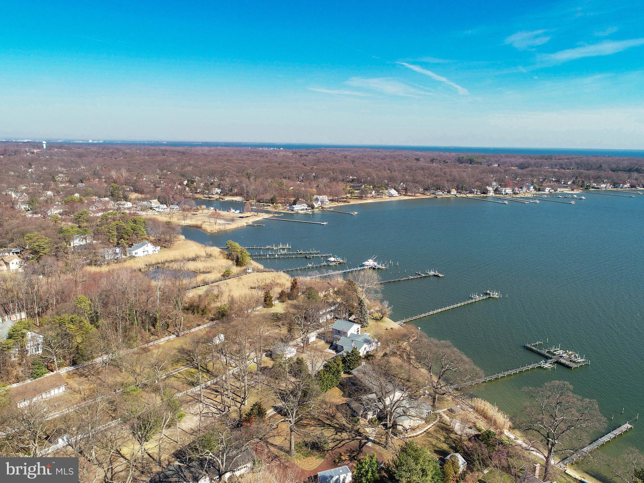 View of land and water
