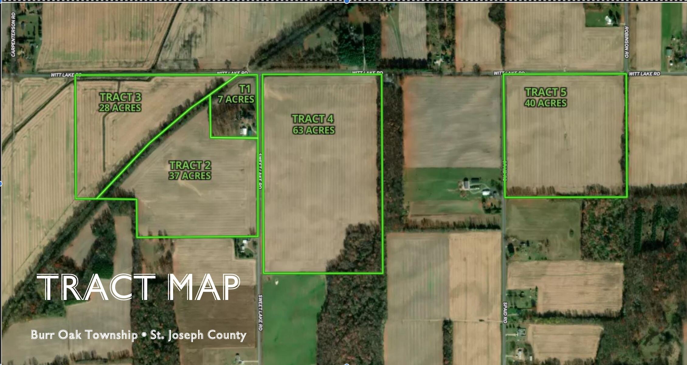 67070 Sweet Lake Road Sturgis, MI 49091 - Photo 1 of 57 Tract Map 67070 Sweet Lake Rd