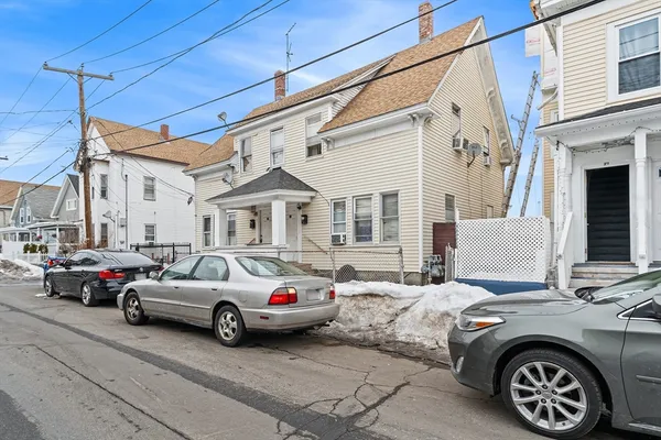 a view of a house with a patio