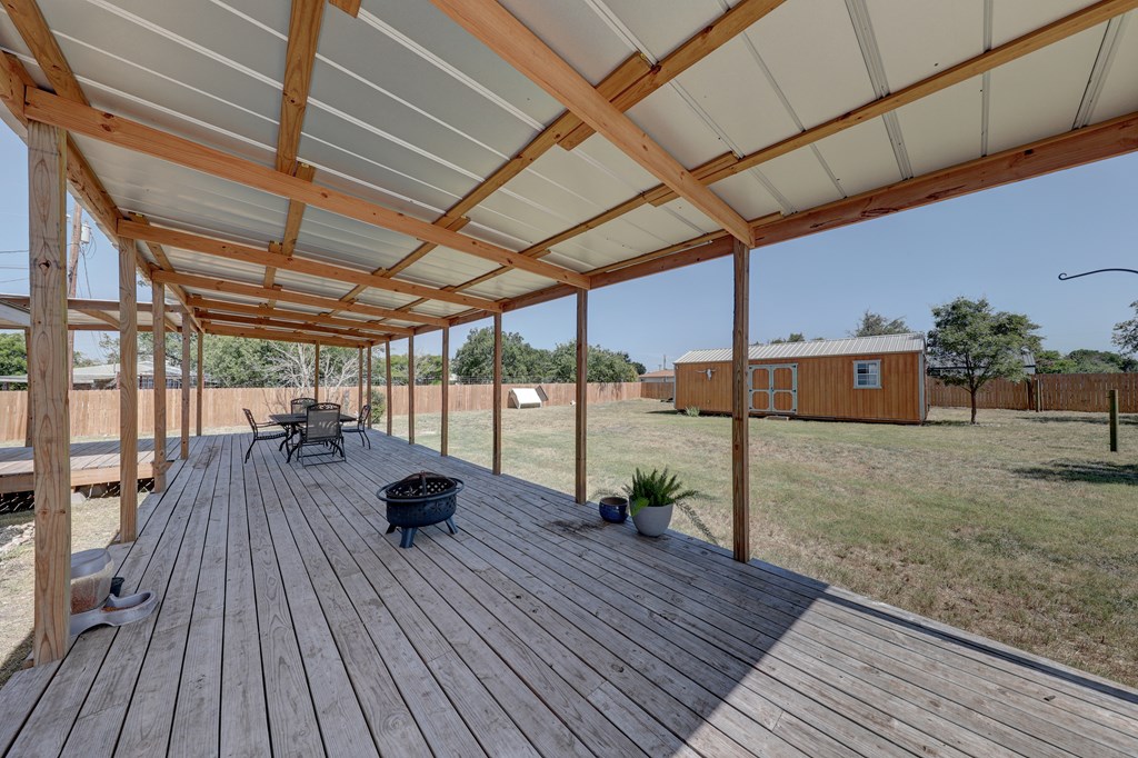 69 Quail Run Harper, TX 78631 - Photo 13 of 20 540 SF Covered Deck