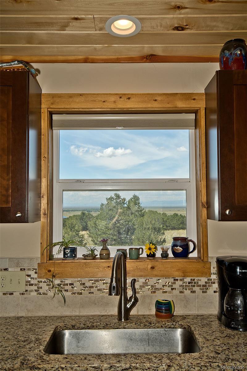 3421 Camino Del Rey Crestone, CO 81131 - Photo 16 of 41 a view of a living room with a floor to ceiling window and floor