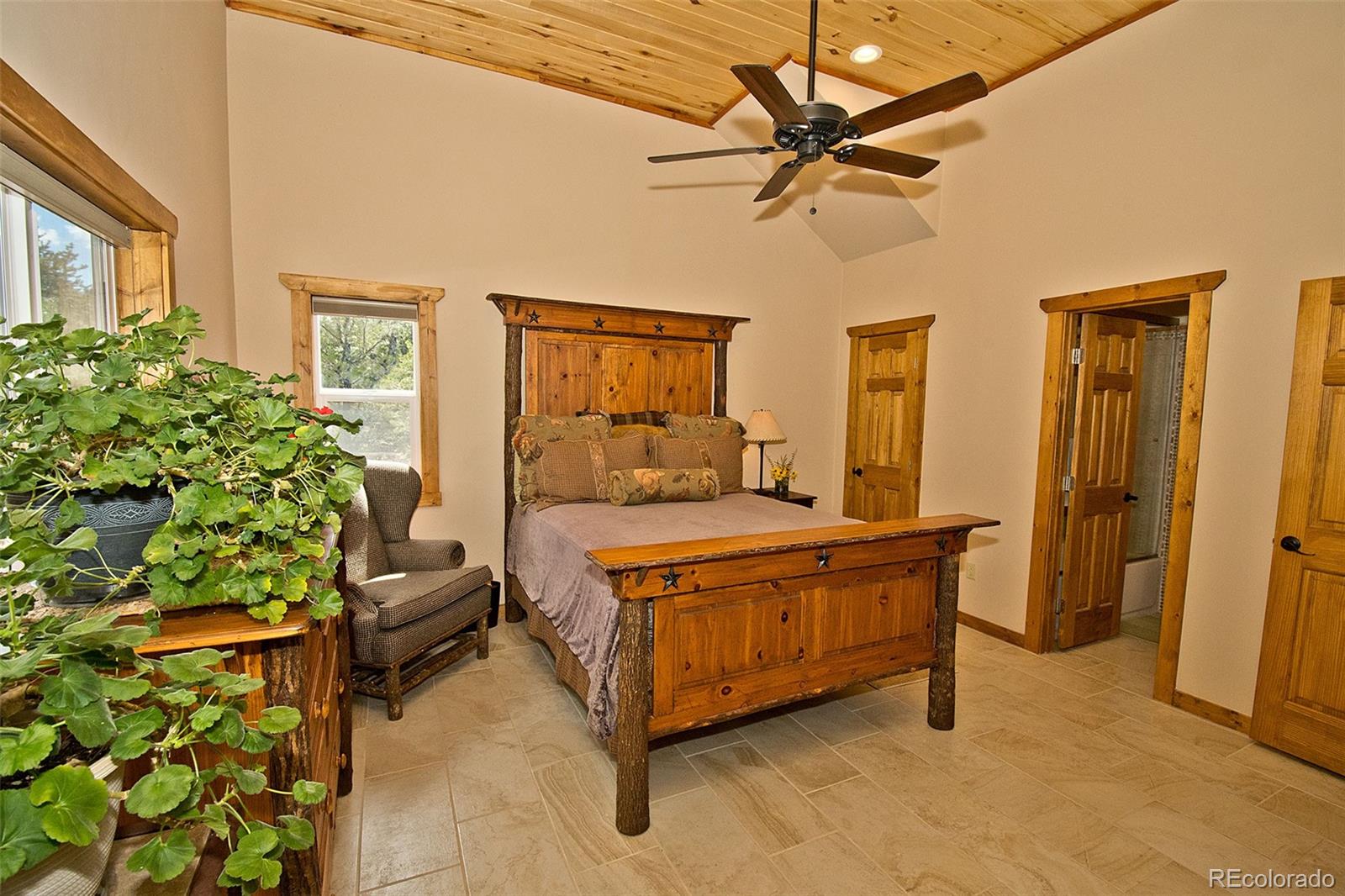3421 Camino Del Rey Crestone, CO 81131 - Photo 20 of 41 a living room with furniture and a potted plant