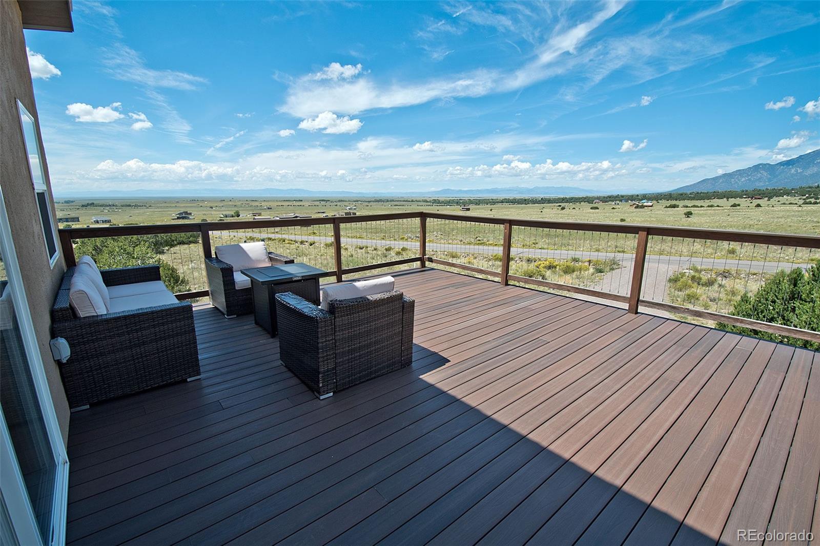 3421 Camino Del Rey Crestone, CO 81131 - Photo 32 of 41 a view of roof deck with patio