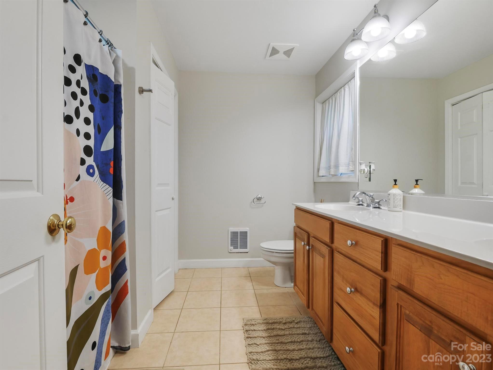 25 Falcon Crest Drive Fairview, NC 28730 - Photo 14 of 41 a bathroom with a sink a vanity and a mirror
