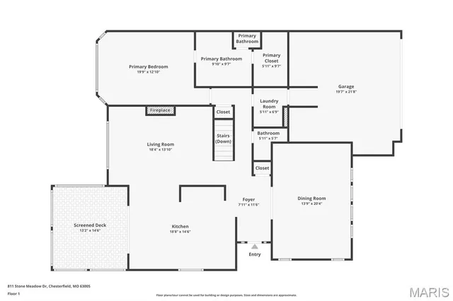 $600,000 | 811 Stone Meadow Drive, Chesterfield, MO 63005