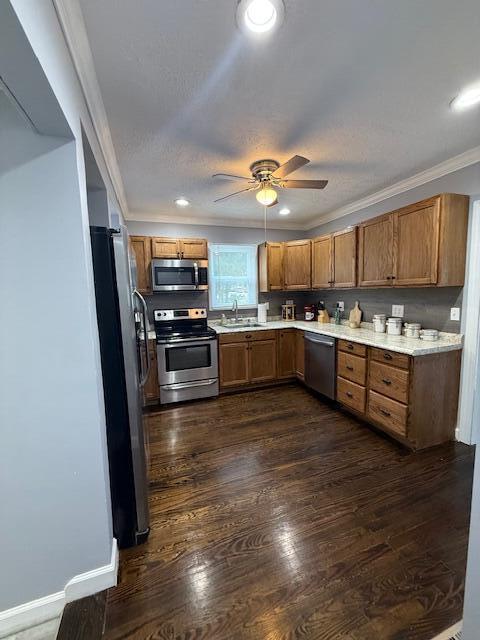 2469 Oak Level Road Bassett, VA 24055 - Photo 18 of 48 a kitchen with stainless steel appliances kitchen island granite countertop a stove and a refrigerator