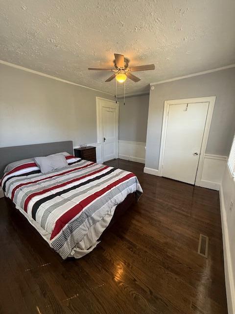 2469 Oak Level Road Bassett, VA 24055 - Photo 28 of 48 a bedroom with a bed and wooden floor