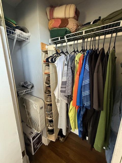 2469 Oak Level Road Bassett, VA 24055 - Photo 31 of 48 a view of walk in closet with clothes and shoes