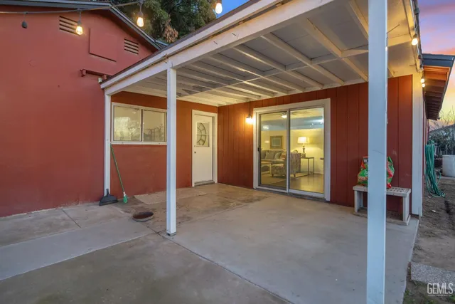 a view of a lake with a mountain and trees in the back