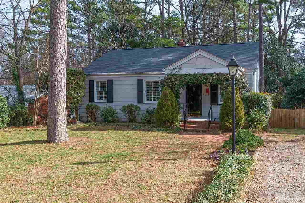 814 Chamberlain Street Raleigh, NC 27607 - Photo 2 of 25 Large front yard and large fenced in back yard.