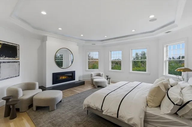 a bathroom with a tub and a sink