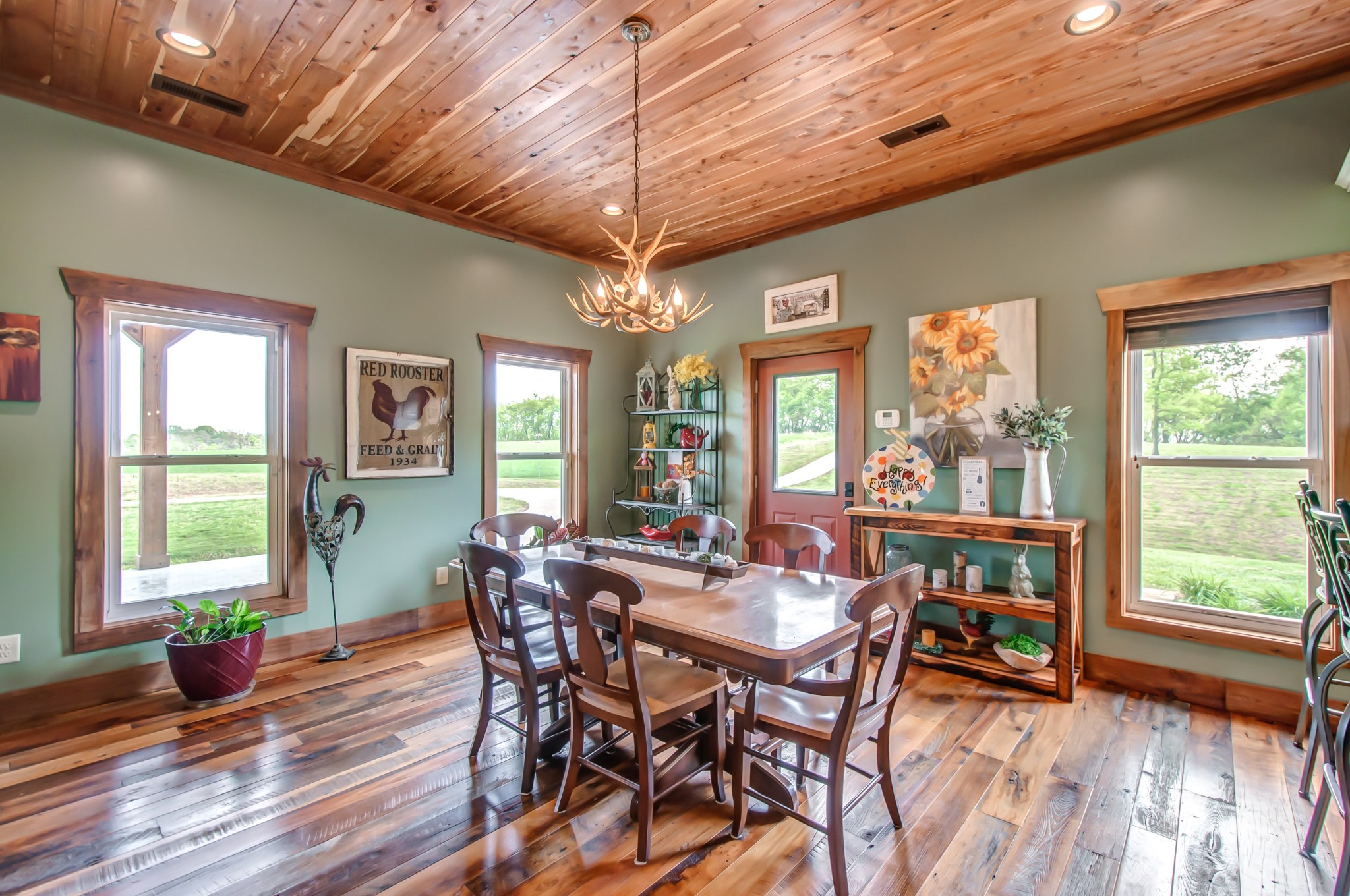 2348 Tom Fitzgerald Road Columbia, TN 38401 - Photo 17 of 47 a view of a dining room with furniture window and wooden floor