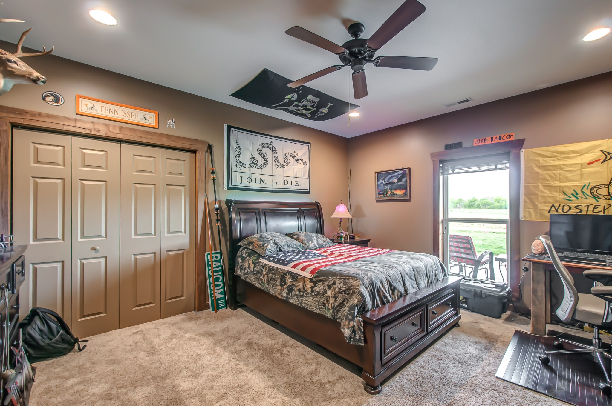 2348 Tom Fitzgerald Road Columbia, TN 38401 - Photo 22 of 47 a bedroom with a bed next to a window