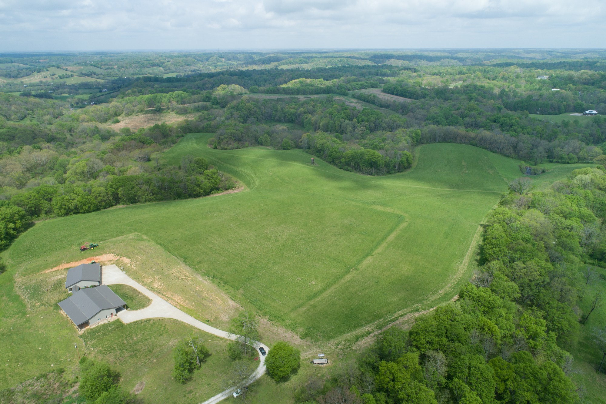 2348 Tom Fitzgerald Road Columbia, TN 38401 - Photo 3 of 47 a view of a big yard with large trees