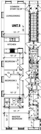 178 Elm Street, Unit 5 Cambridge, MA 02139 - Photo 14 of 14 a picture of a bathroom with a shower