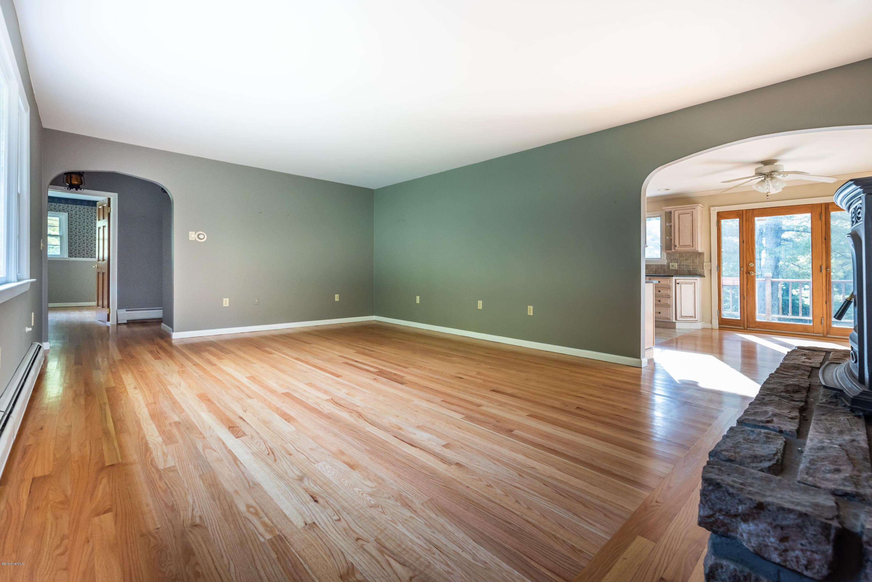 552 E Road Richmond, MA 01254 - Photo 12 of 42 wooden floor in an empty room with a window