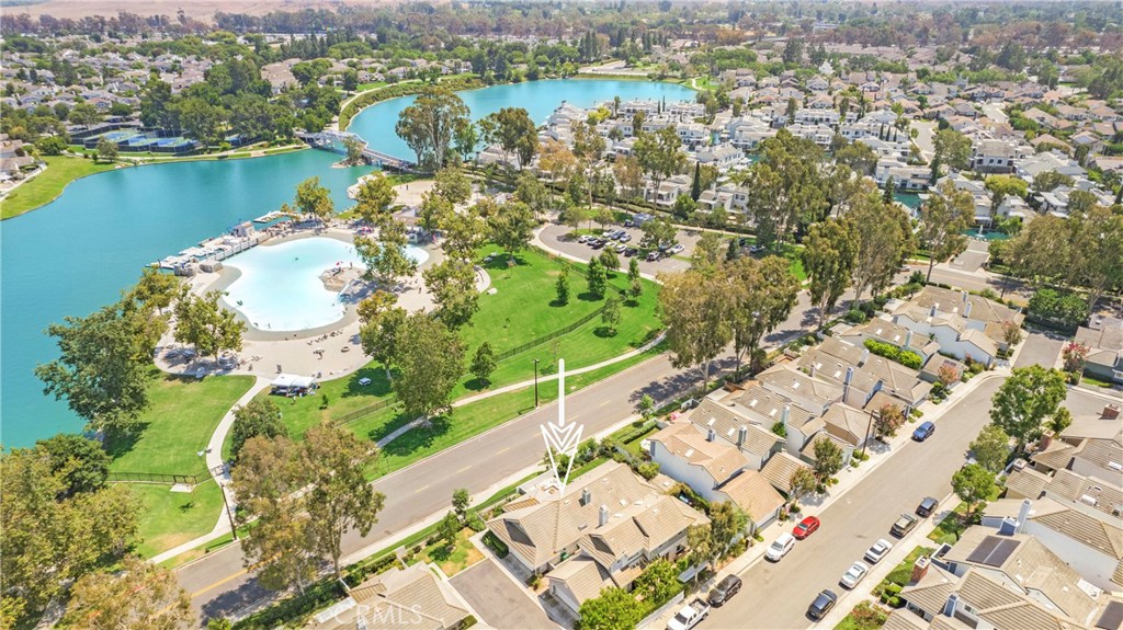 19 Spinnaker Irvine, CA 92614 - Photo 28 of 63 an aerial view of residential houses with outdoor space and river