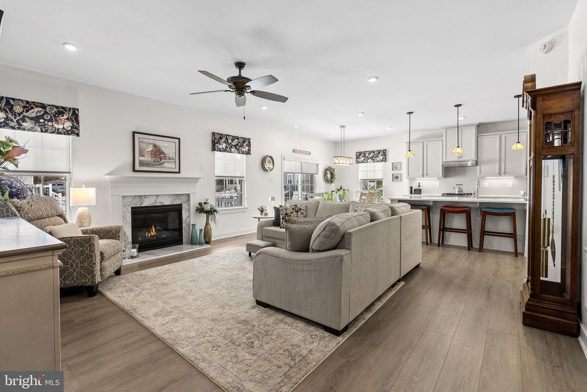 112 Frame Drive Coatesville, PA 19320 - Photo 23 of 55 a living room with furniture and a fireplace