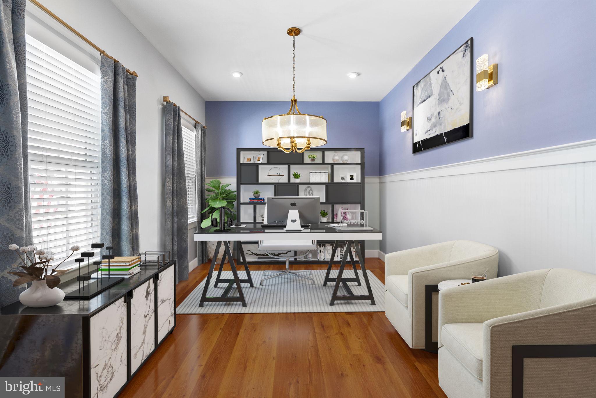 112 Frame Drive Coatesville, PA 19320 - Photo 8 of 55 a view of a dining room with furniture window and wooden floor