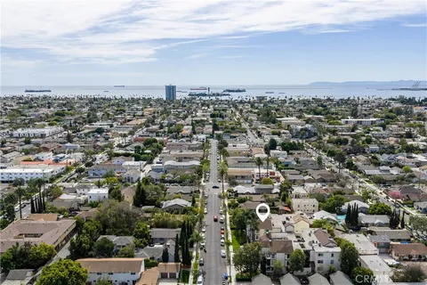 an aerial view of a city with lots of residential buildings