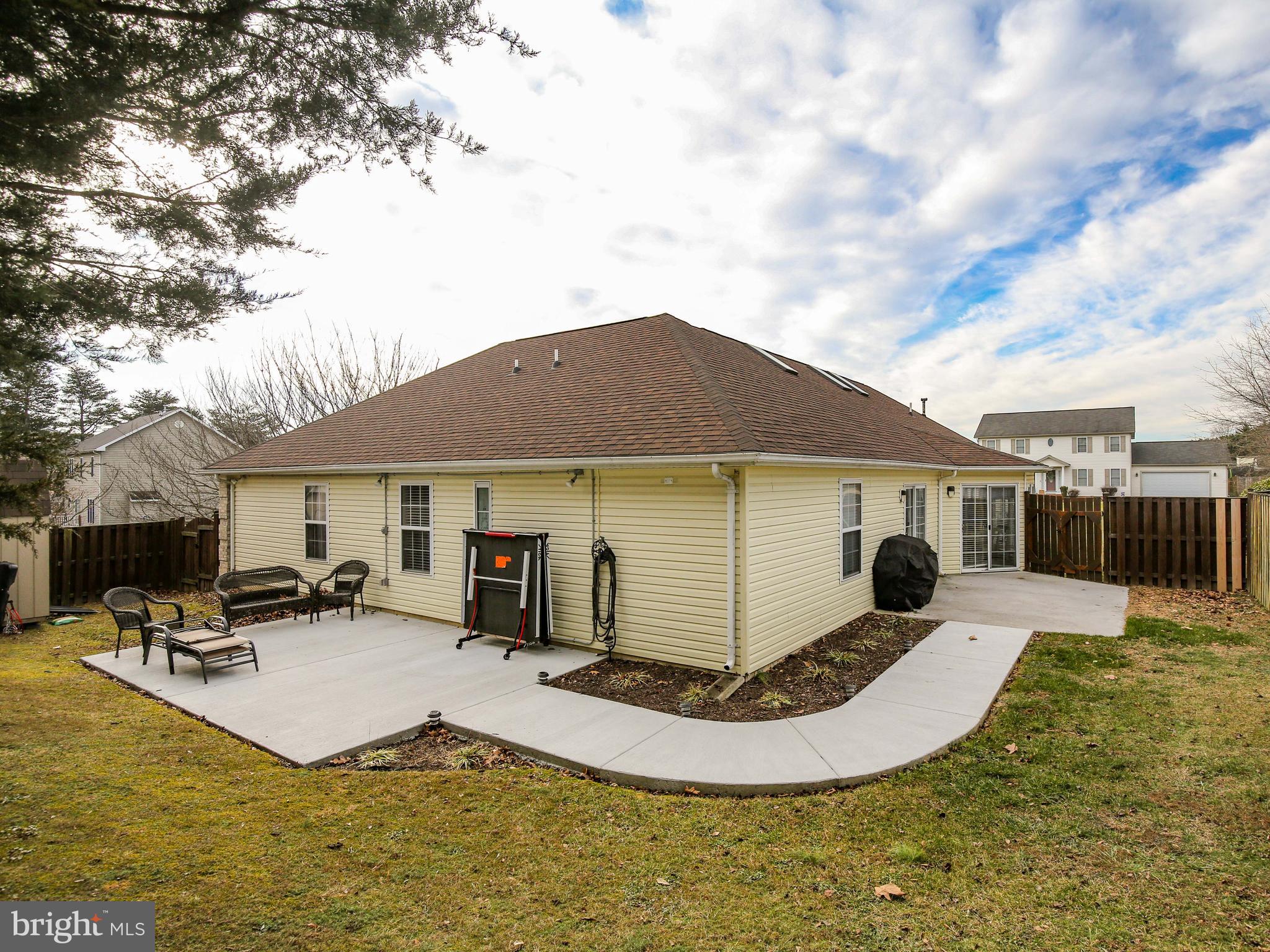 300 Canyon Road Winchester, VA 22602 - Photo 5 of 29 New concrete patio w/poured sidewalk