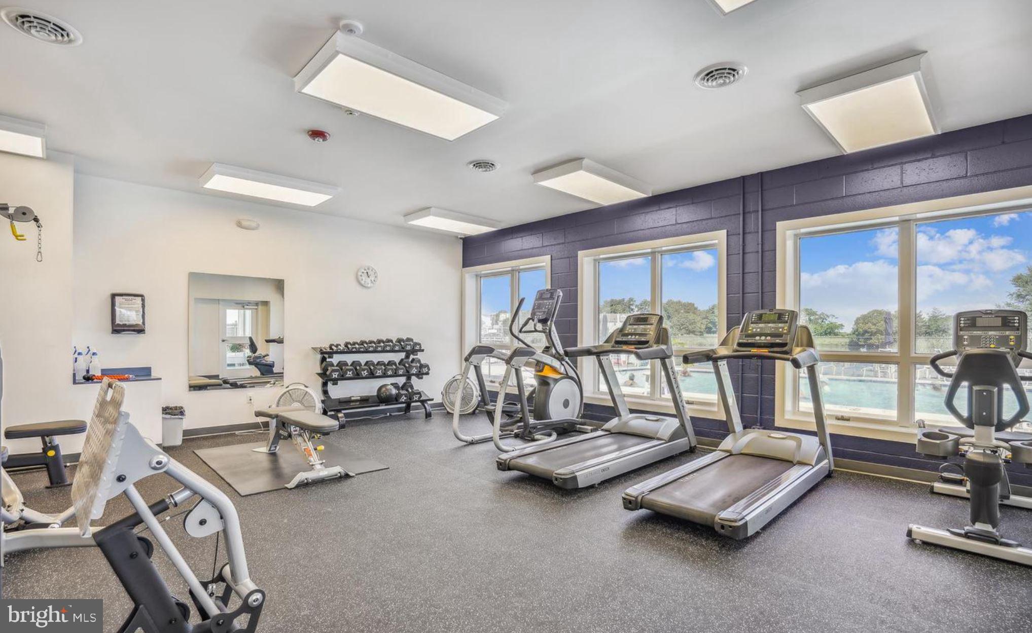 47 Queen Anne Way Chester, MD 21619 - Photo 32 of 44 a view of a room with gym equipment