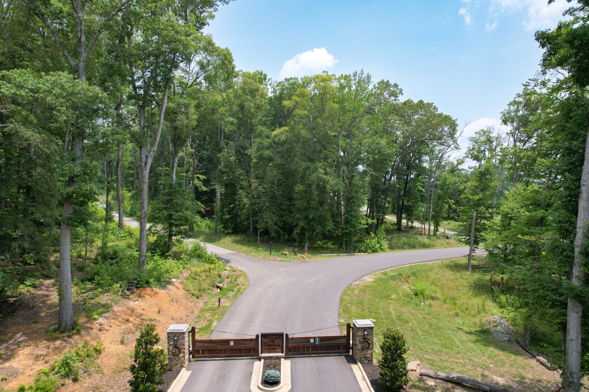 74 Clear Point Dandridge, TN 37725 - Photo 21 of 29 a view of a garden with an outdoor space
