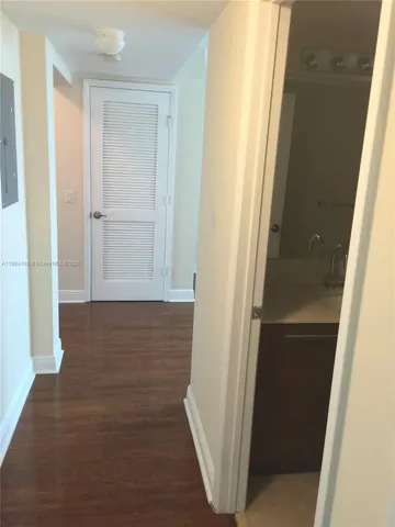 a view of a glass building from a window