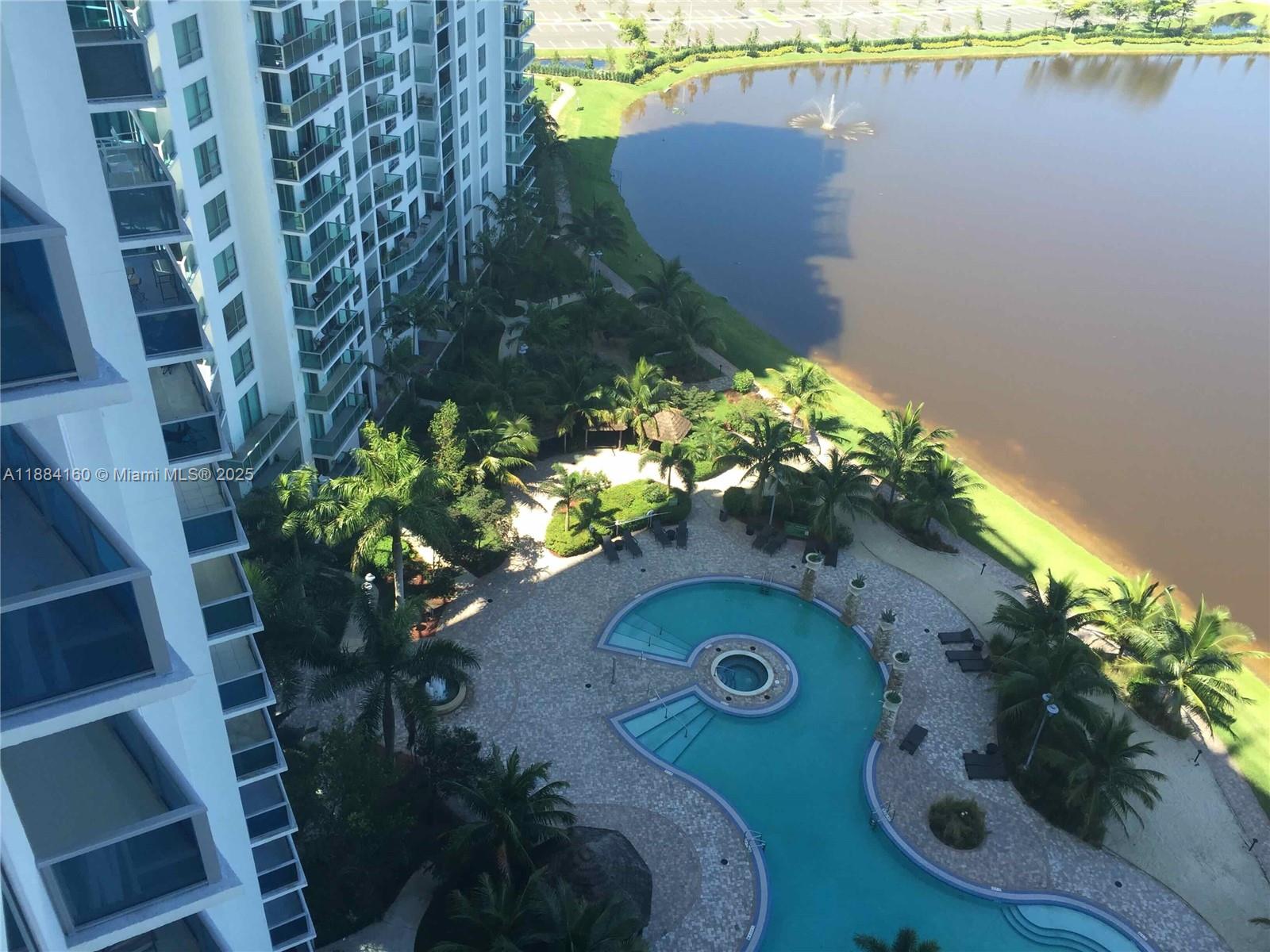 2641 North Flamingo Road, Unit 1705N Sunrise, FL 33323 - Photo 46 of 56 an aerial view of a house with a yard