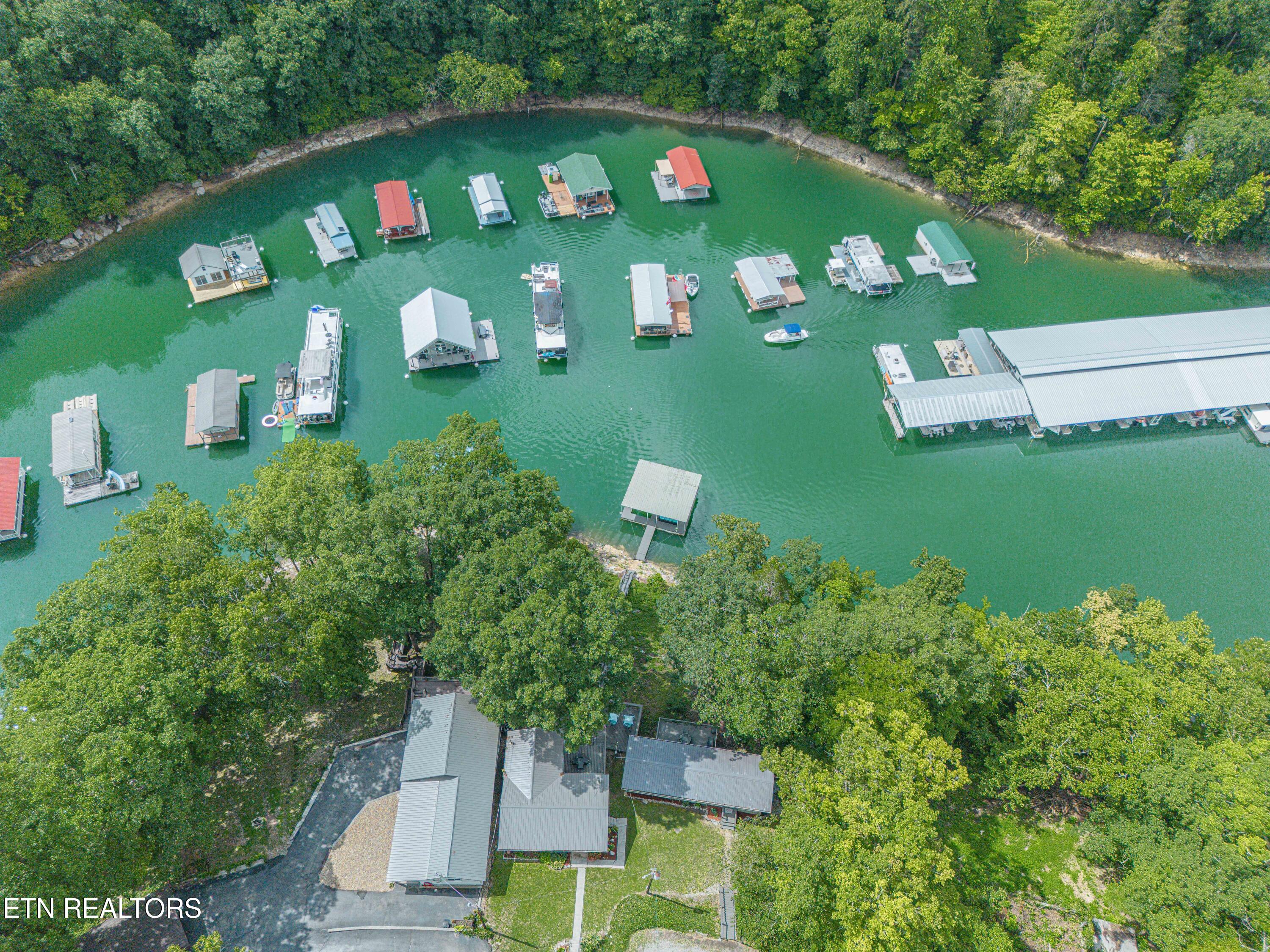 810 Indian River Boat Dock Road Jacksboro, TN 37757 - Photo 4 of 51 Drone-4