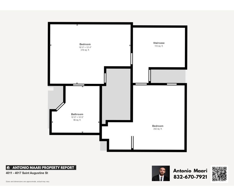 4017 Ward Street Houston, TX 77021 - Photo 45 of 45 Floorplan third story