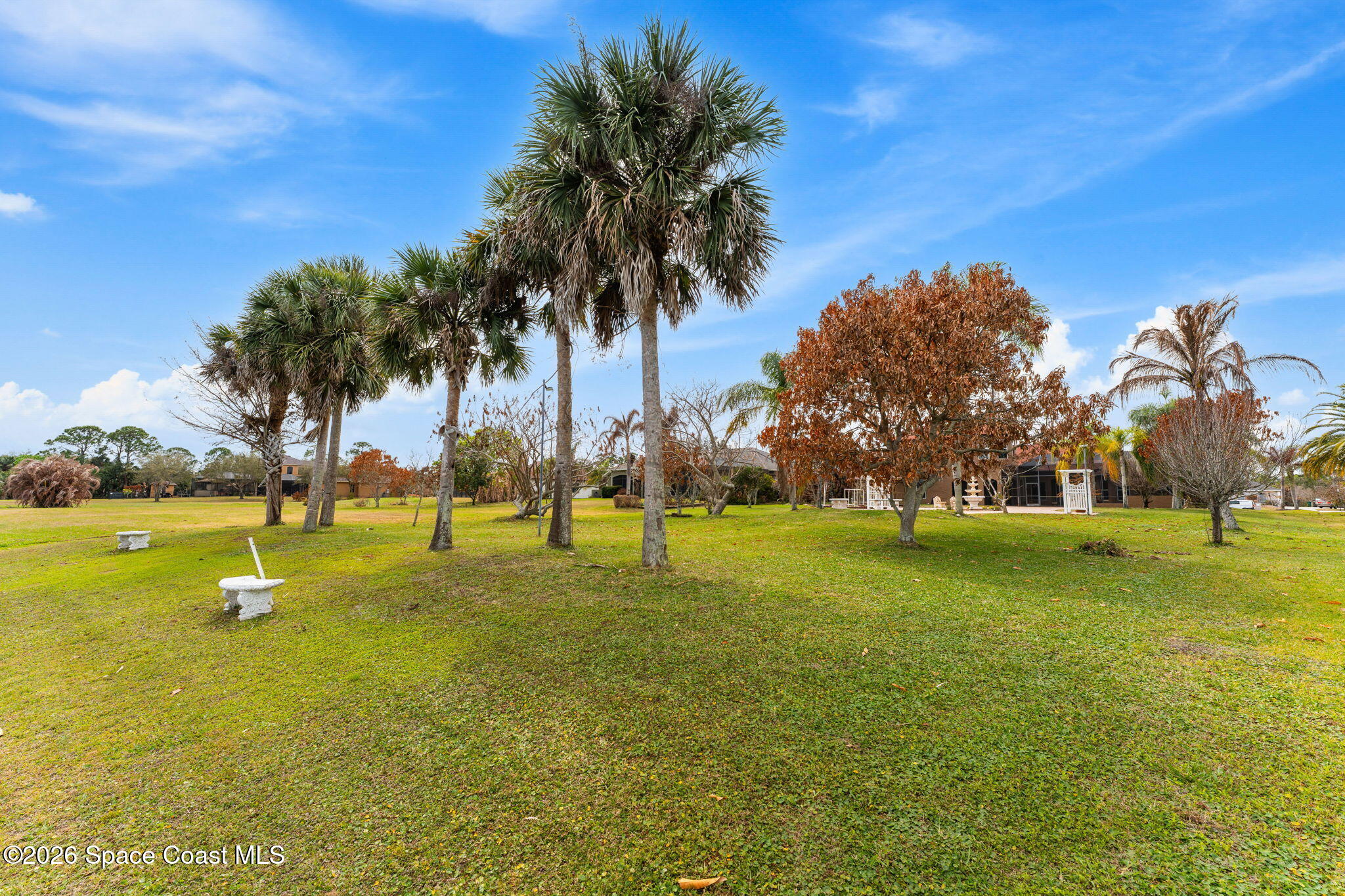 5137 Royal Paddock Way Merritt Island, FL 32953 - Photo 114 of 132 a view of a trees and basketball court