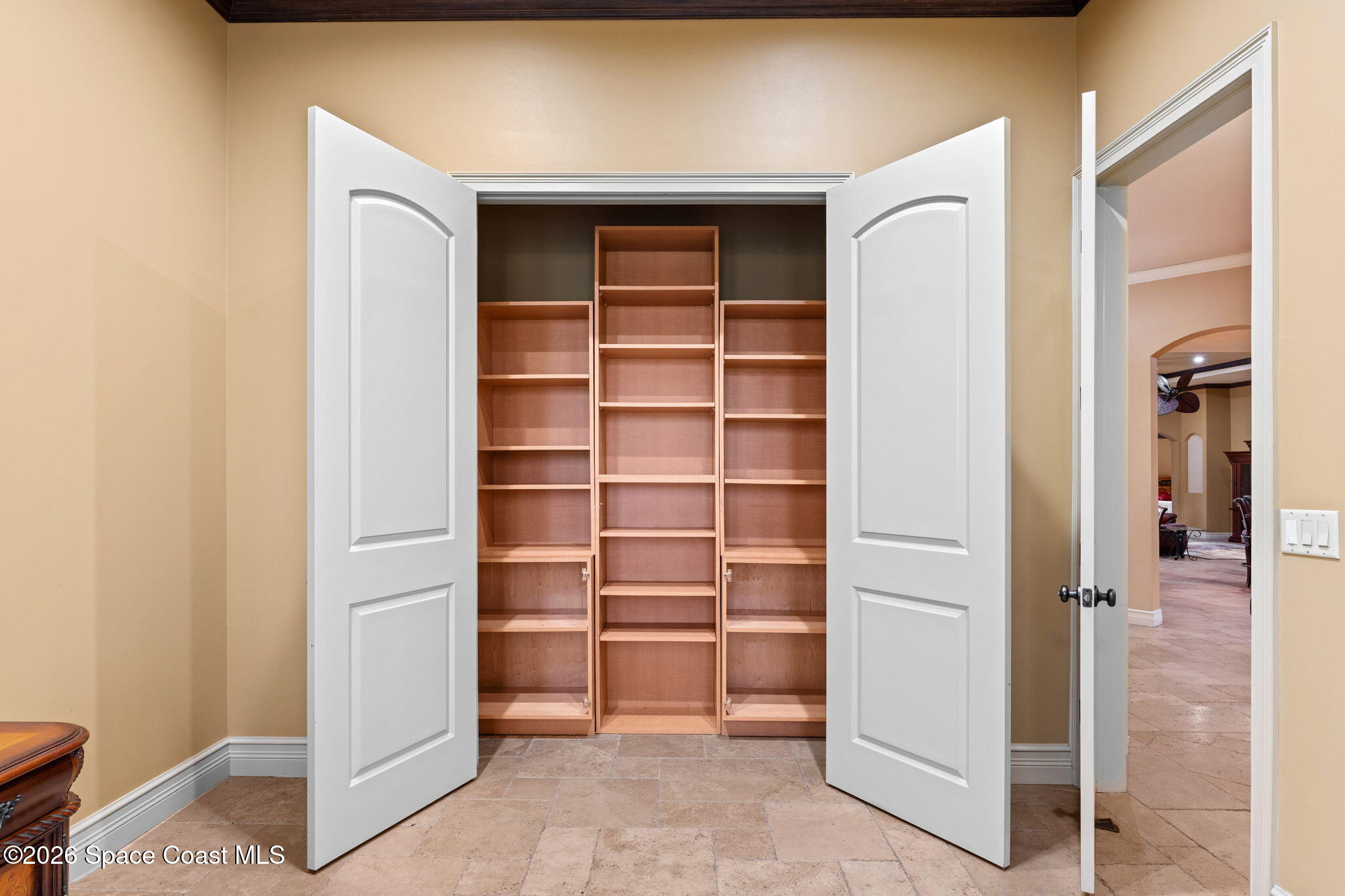5137 Royal Paddock Way Merritt Island, FL 32953 - Photo 56 of 132 a view of a hallway with closet and bathroom