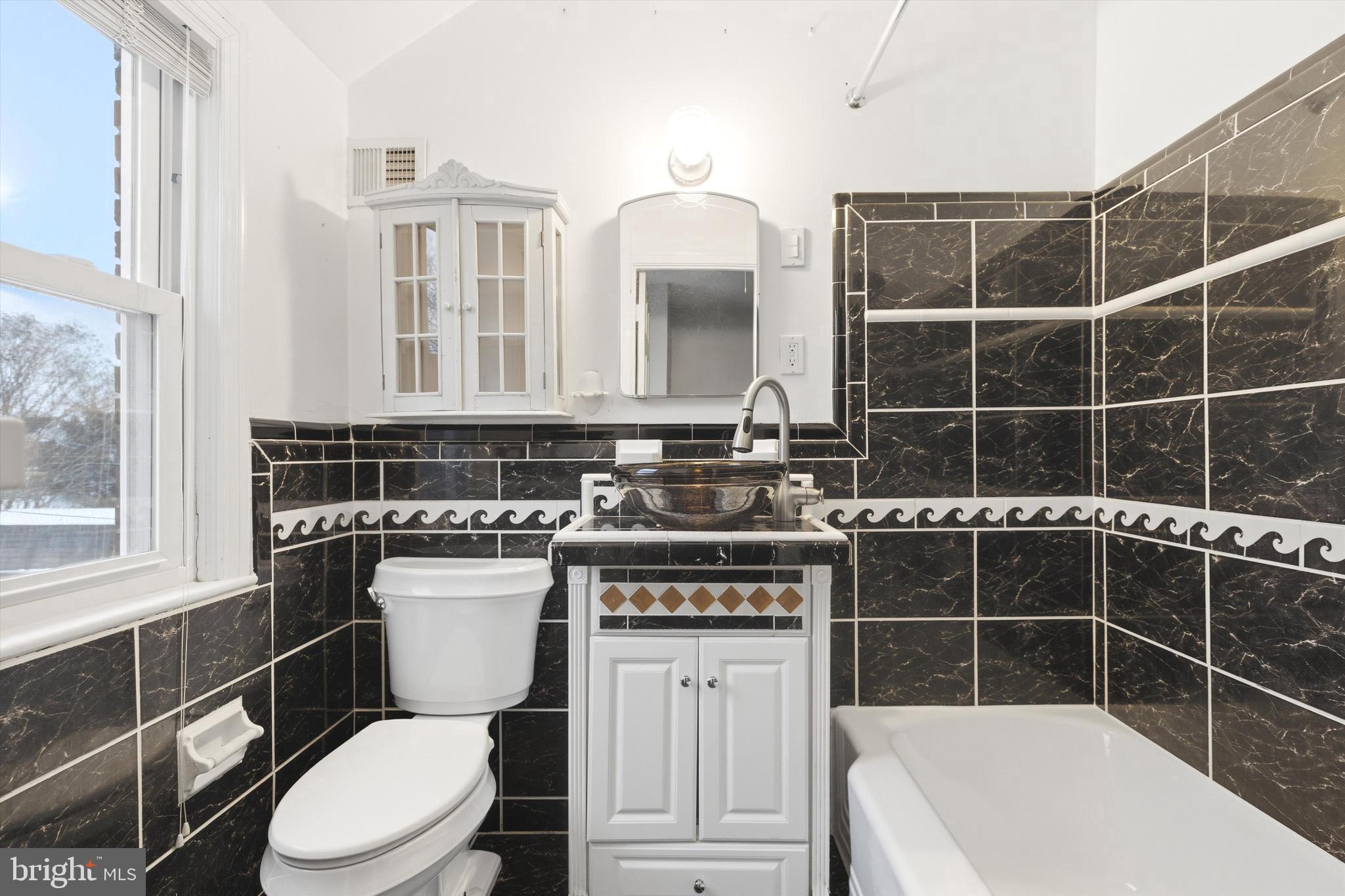 6525 13th Street Northwest Washington, DC 20012 - Photo 15 of 22 Hall bathroom on upper level