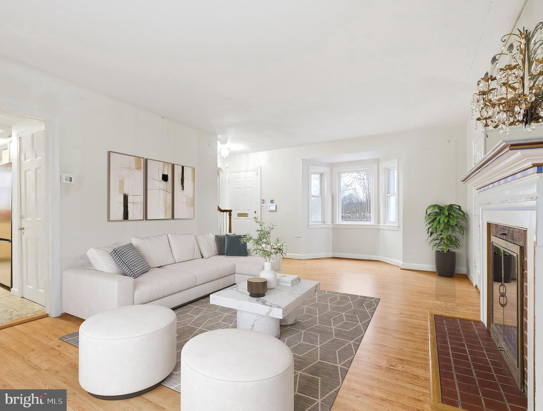 6525 13th Street Northwest Washington, DC 20012 - Photo 2 of 22 Inviting Living room