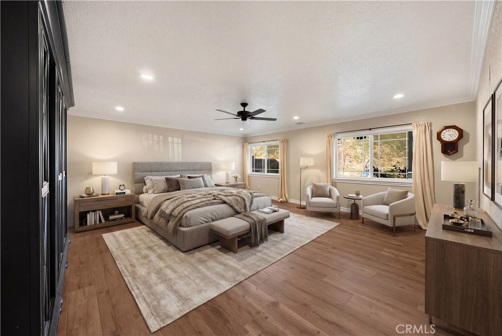 3070 Lytle Creek Road Lytle Creek, CA 92358 - Photo 28 of 68 a bedroom with a large bed and furniture