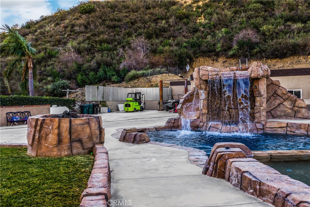 3070 Lytle Creek Road Lytle Creek, CA 92358 - Photo 46 of 68 SALT WATER, GROTTO,SLIDE, WATERFALL, FIRE BOWL, BAJA AREA.