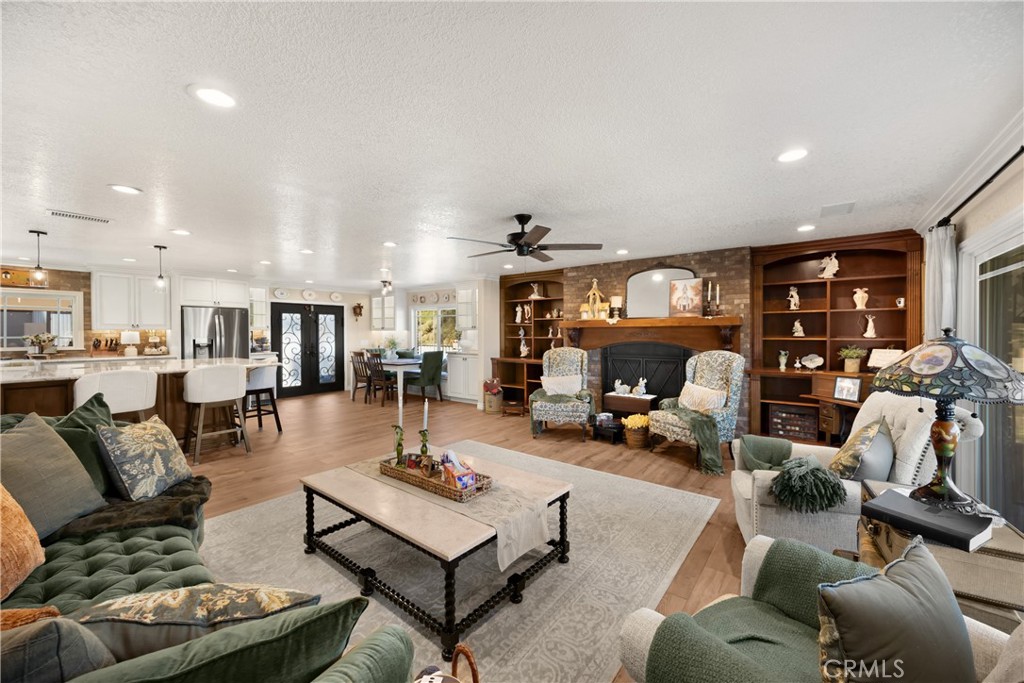 3070 Lytle Creek Road Lytle Creek, CA 92358 - Photo 9 of 68 a living room with furniture and a view of kitchen